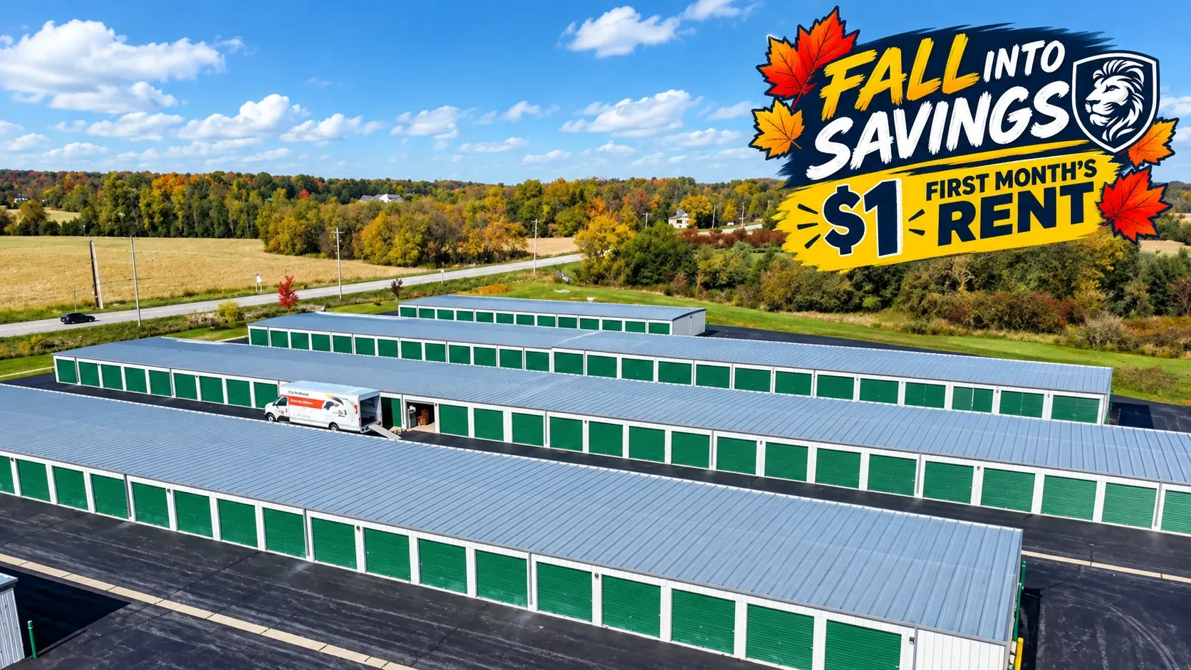 Storage Lion County Hwy A West Bend Hero w Promo